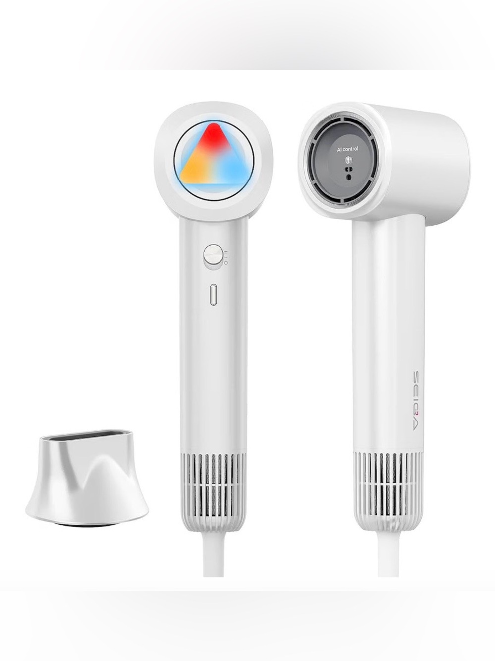 Smart Hair Dryer with Ionic Technology,Intelligent Heat Control